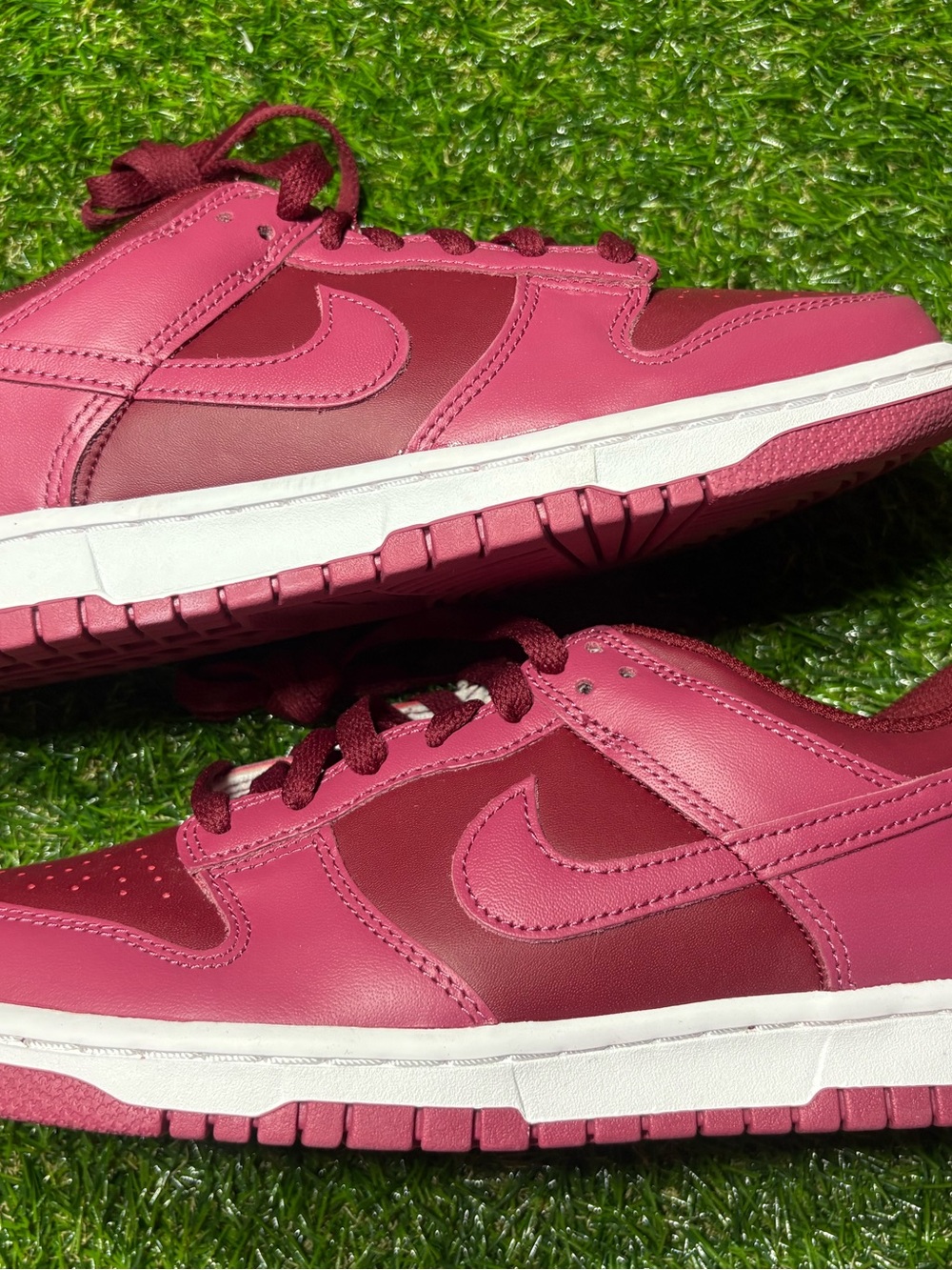 Nike Dunk Low Sneakers in raspberry Pink women’s 8.5, men’s 7